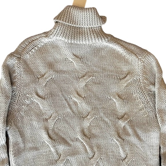 BRAX FEEL GOOD BRIAN PULLOVER‎ WOOL TURTLENECK IN CREAM NWT MEN'S SIZE MEDIUM - Picture 9 of 16